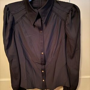 Elegant Black Women's Top